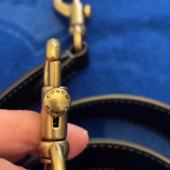 Coach Rouge Soft Cube 20– Black Full Grain Leather – Gold Hardware – G2580-CCC91 - Picture 13 of 14